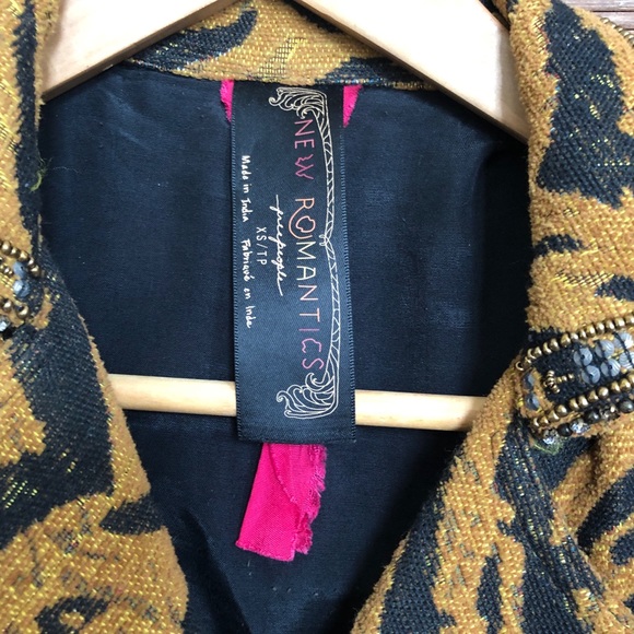 Tapestry tiger beaded motor jacket - Picture 4 of 5